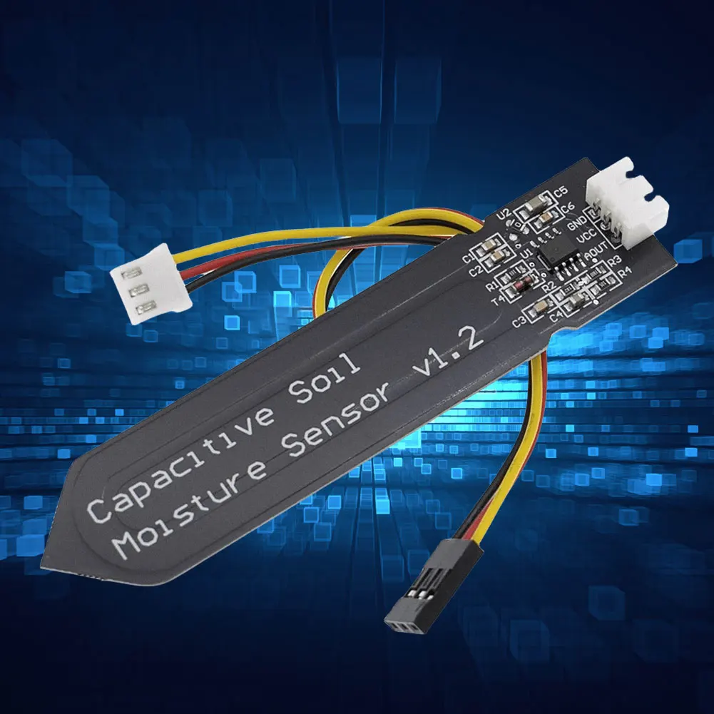 Capacitive Soil Moisture Sensor Module Wide Voltage 3.3V Soil Humidity Moisture Sensor Module W/ Gravity for Arduino