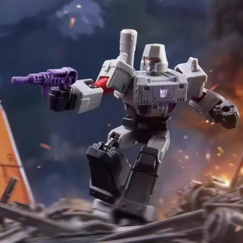 New Hot Blokees Transformers Shining Version 5 Blind Box  Optimus Prime Action Figure Buildable Megatron Blocks Collectible Toy view 3