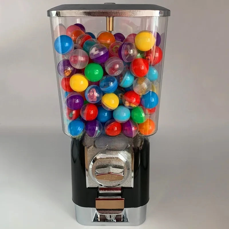 Automatic Coin Operated Capsule Toy Dispenser Candy Bouncy Ball Vending Machine Household Commercial Lottery Egg Machine