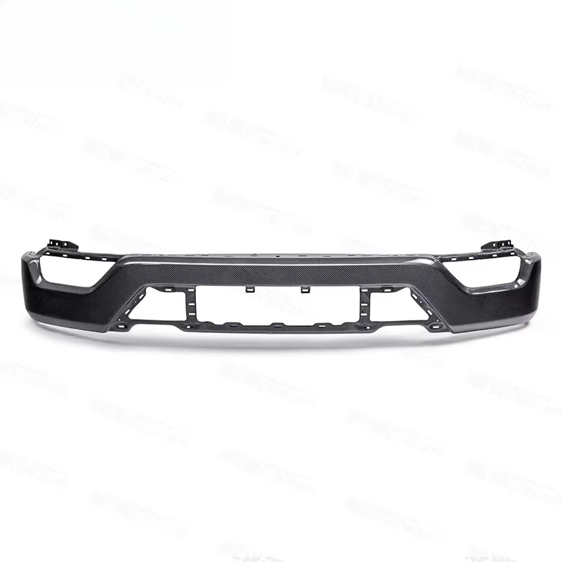 New High-quality Real Carbon Fiber MBJ-style Direct Replacement Front Bumper in Carbon Black Bolt-On for 2021-2024 for F-150 2