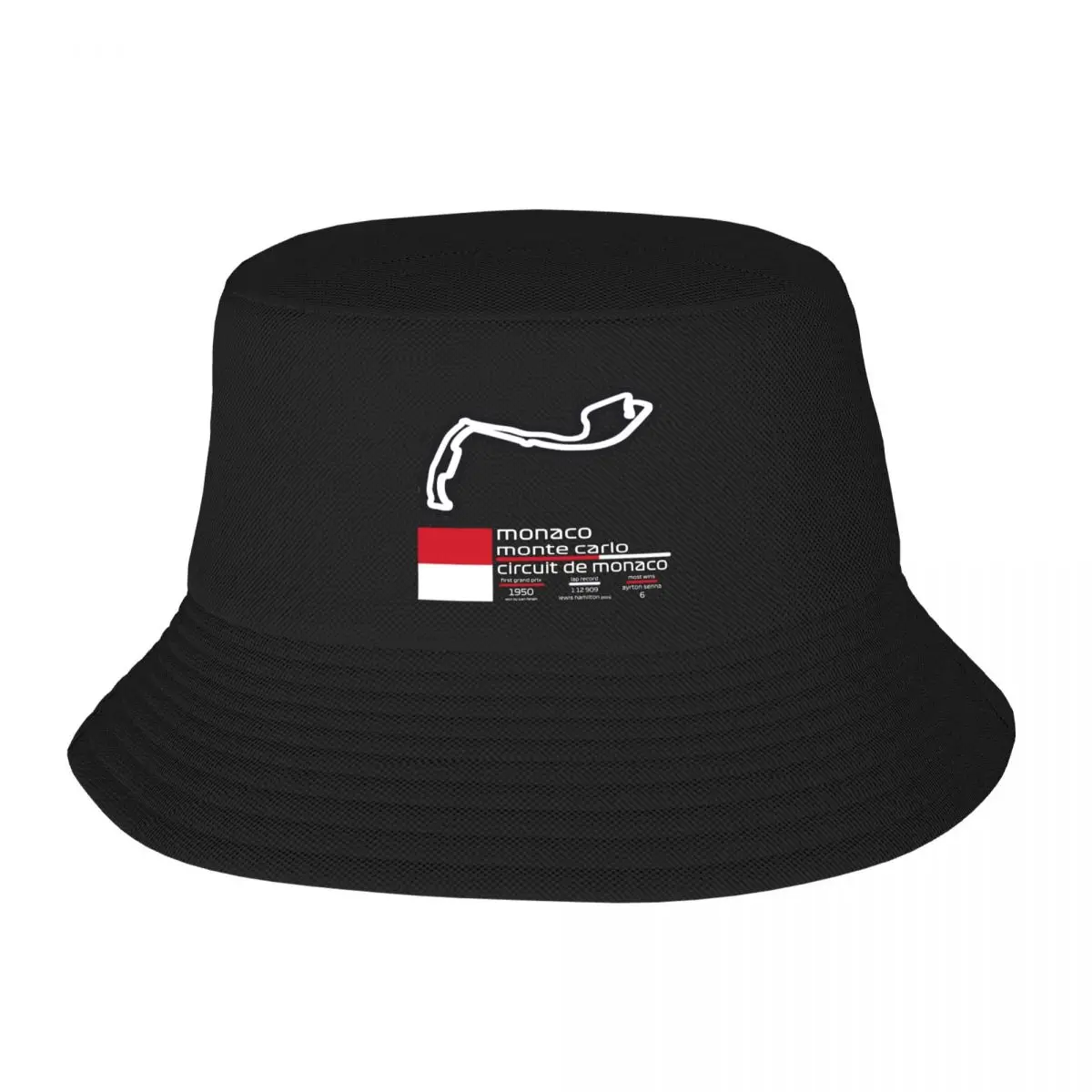 New Monaco F1 Records (Circuit de Monaco) Bucket Hat Fishing Caps Horse Hat Sun Cap Luxury Woman Hat Men's