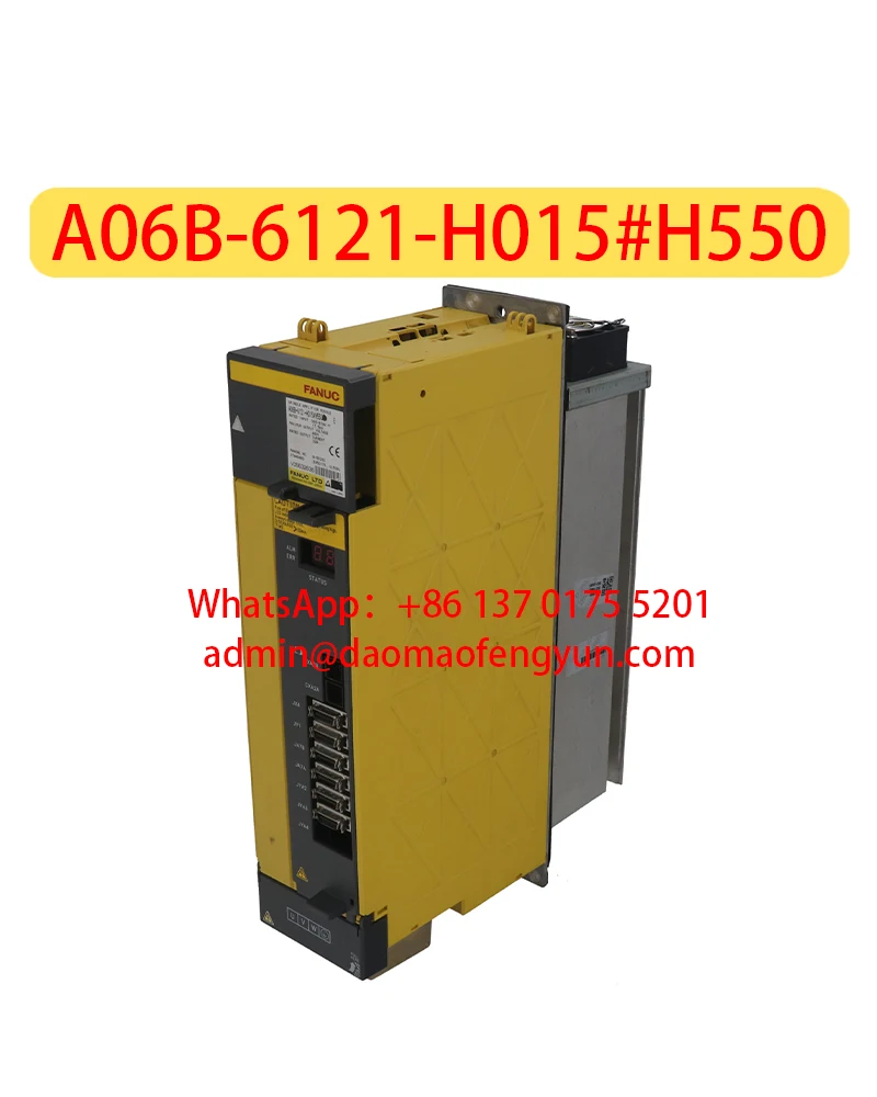 A06B-6121-H015#H550 Used Spindle Servo Drive Tested OK，A06B 6121 H015 H550，A06B6121H015H550，Fast shipping
