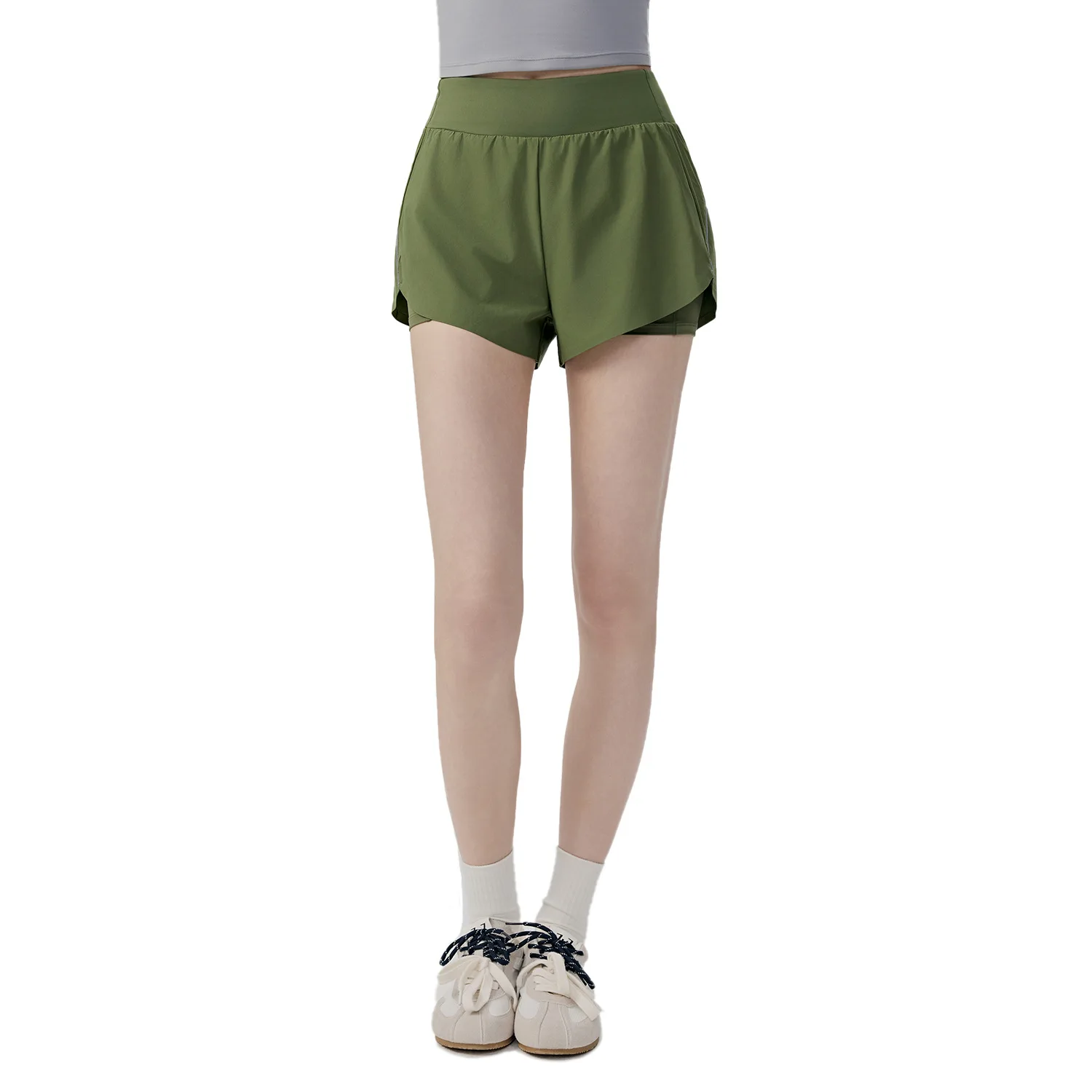 Short de sport Anti-éblouissement pour femmes, léger, respirant, coupe ample, pantalon de Fitness, longueur courte pour plus de confort, printemps et été