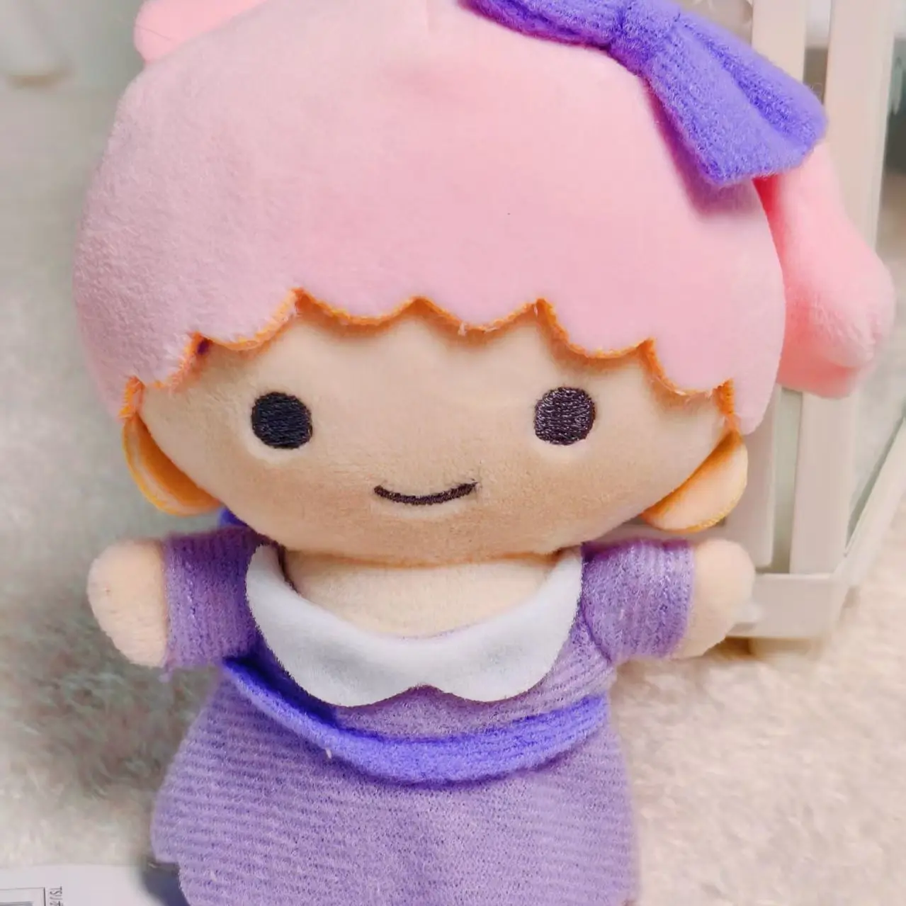 Kleine Twin Star Hanger Pluche Pop Meisjesachtig Hart Rugzak Hanger Schattig Zoet Meisje Paar Sleutelhanger Pluche Cadeau Speelgoed