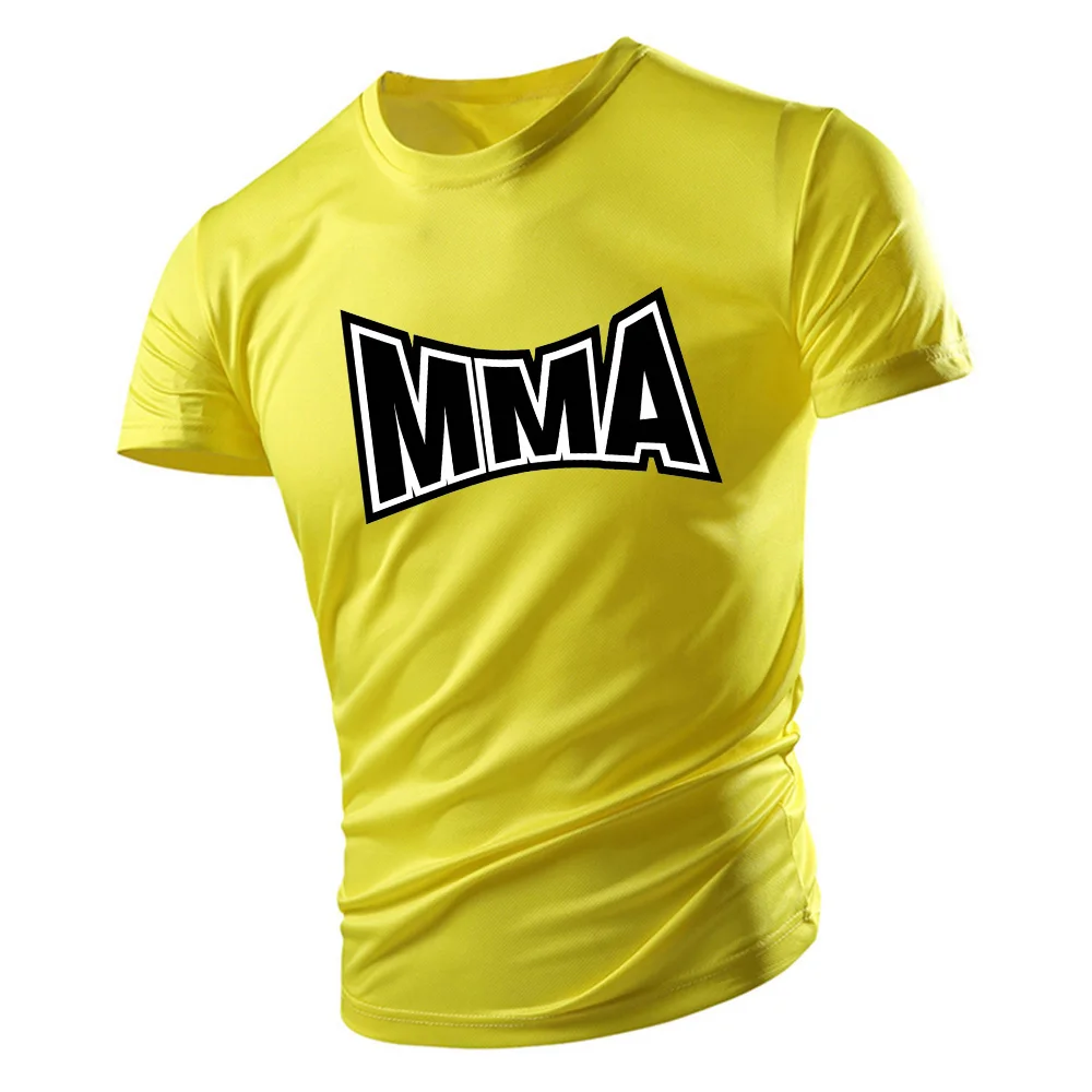 

Summer Men's T-shirt Harajuku Sport T-shirt Tops Boxing Print Quick Drying Adult clothing Men's crew neck Loose T-shirt Gym tops