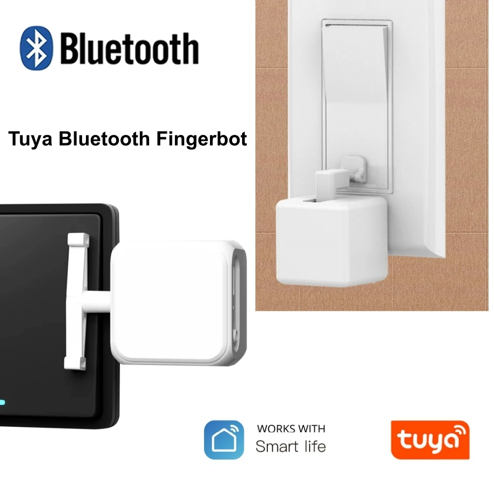 MOES Tuya Smart Bluetooth Finger Robot Warp Switch Fingerbot Button Pusher Switch Smart Life App with Voice Control Alexa Google