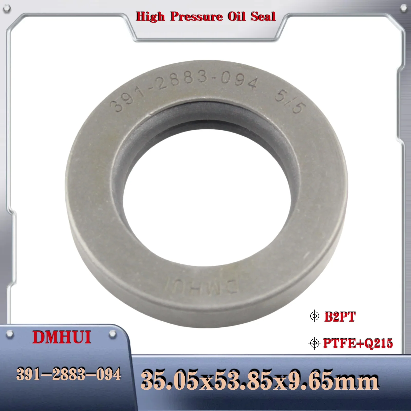 Fit for Parker Lip Seal 391-2883-094 3912883094  M25X, M37X, M75, M76, M365  Motor Rotary Shaft Seal 35.05X53.85X9.65