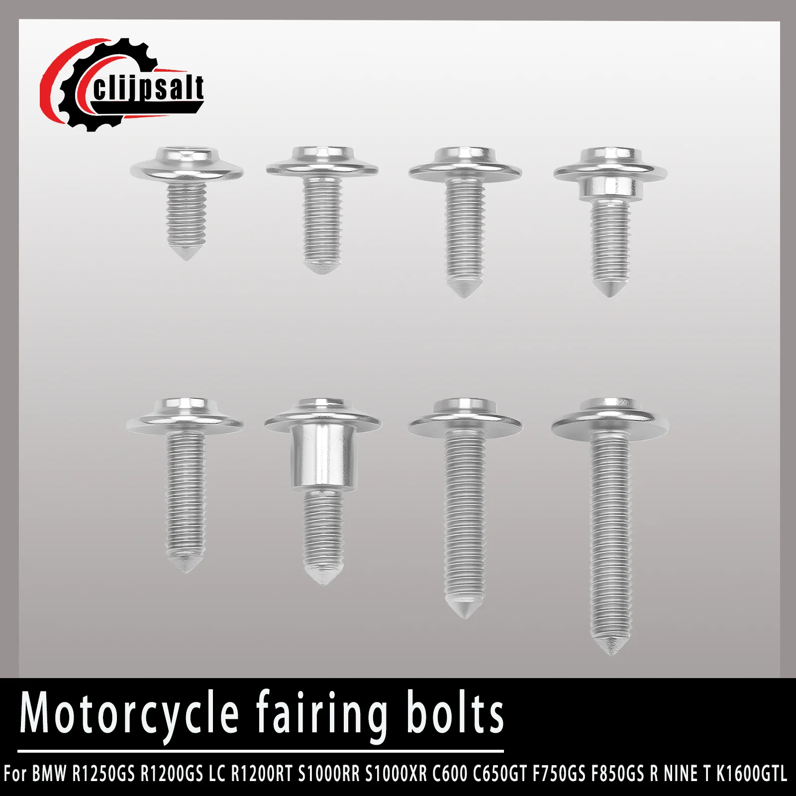 

Motorcycle Stainless Steel Screws for BMW F650GS Dakar, F650CS, G650GS, R1150RT, K1200S, K1300S, K1200GT, K1300GT, K1200R, K1300