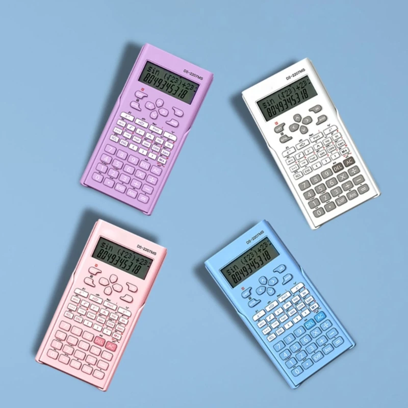 Portable Scientific Calculator 12 Digits Widescreen Multifunctional Exam Tool Students Function Calculator Professionals