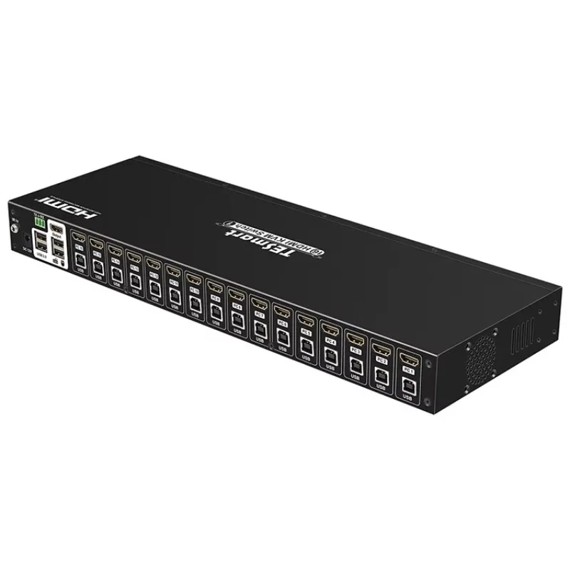 16x1 per switcher KVM HDMI supporta RS232 IR per switch KVM HDMI HDCP 4K a 16 porte con disponibile in stock