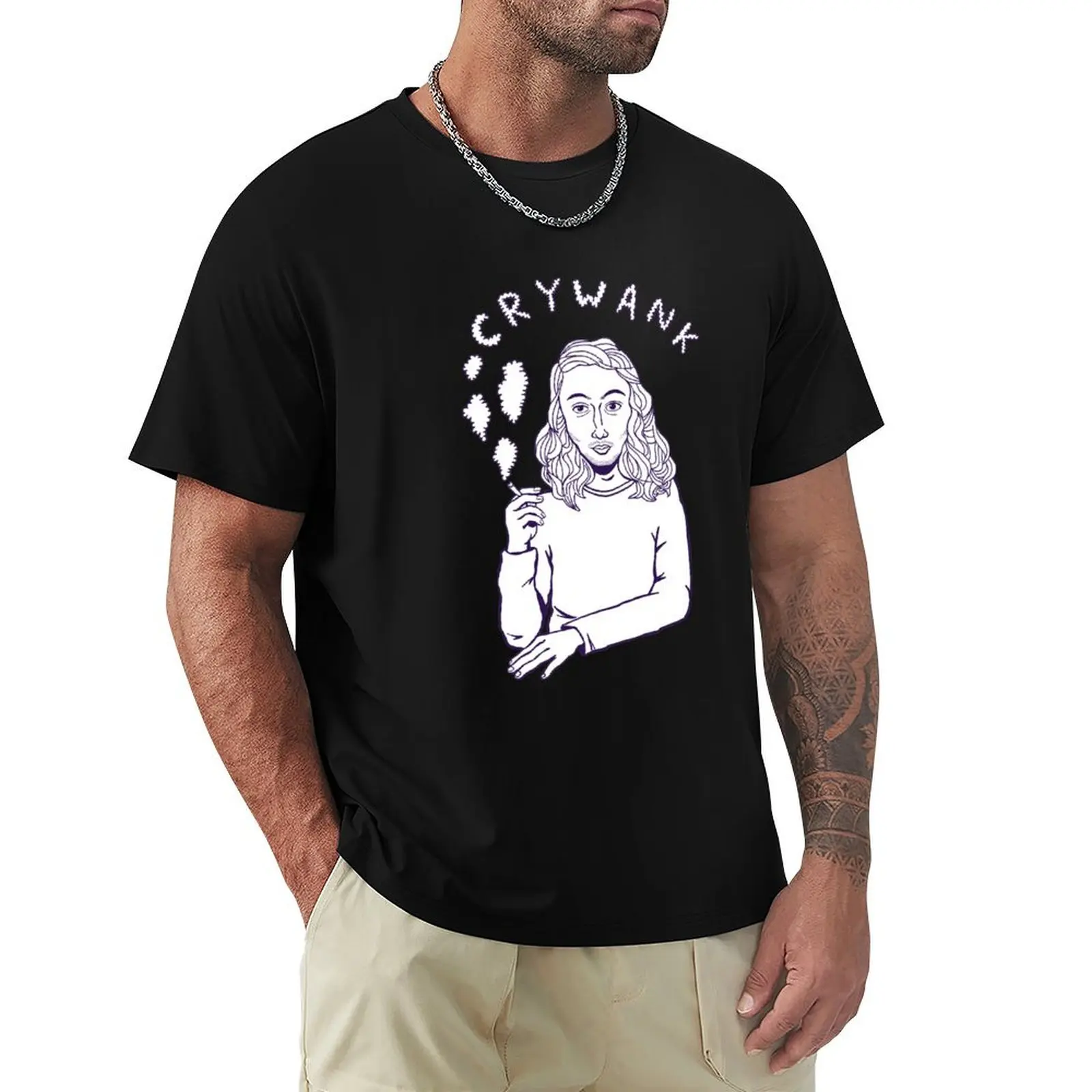 Crywank James Smoke T-Shirt Lightweight Gym Training T-Shirt