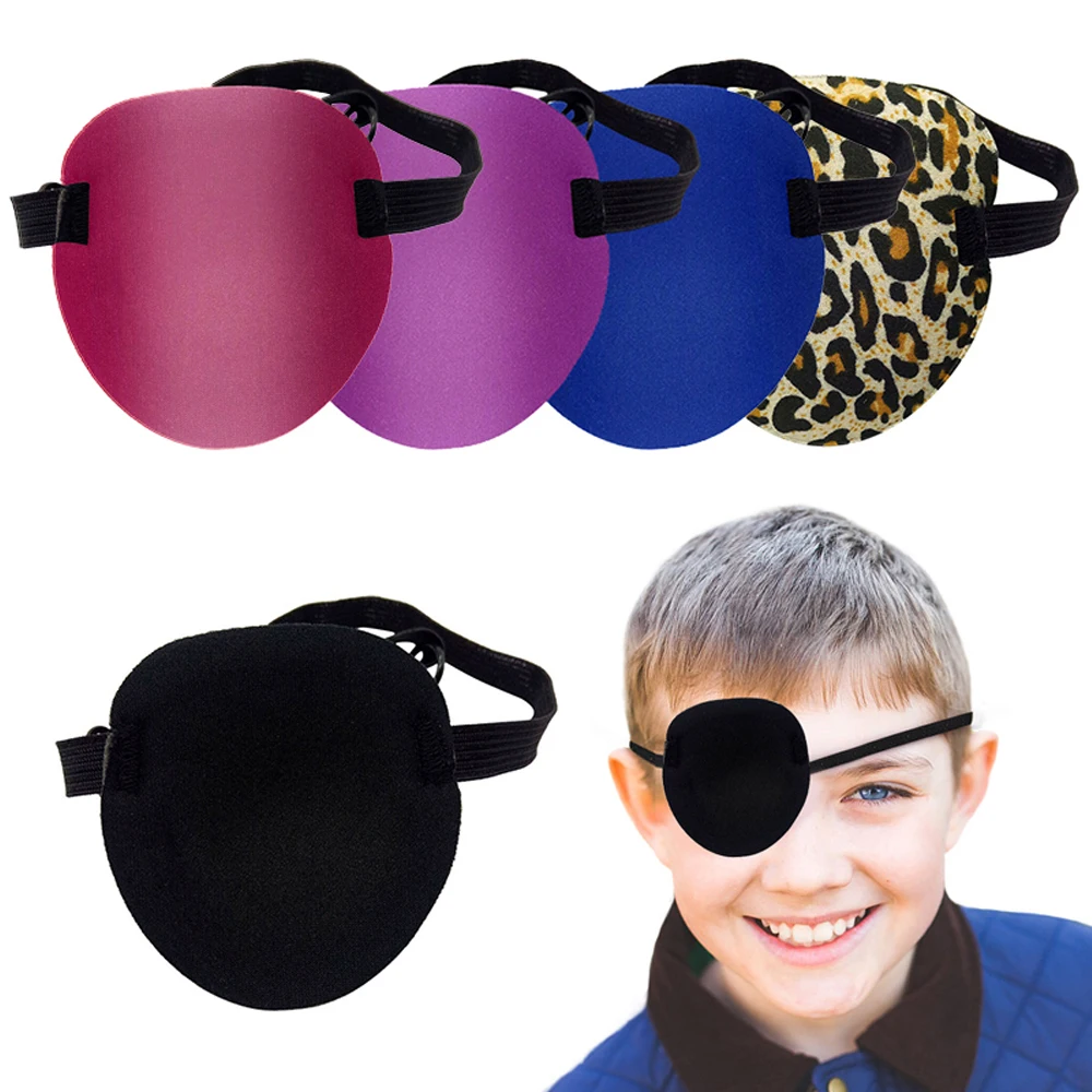 1Pcs Eye Patch Single Eye Mask Various Elastic Eye Patch Strabismus Adjustable Eye Patch Lazy Eye Patches with Buckle Adult Kid