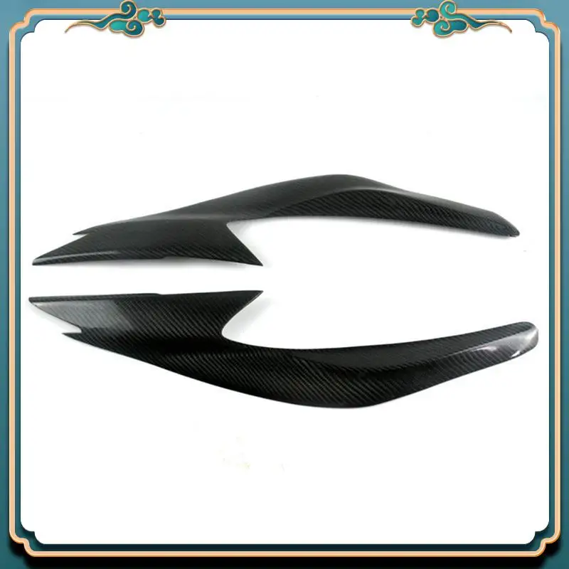 

A54P-Eye Brow Head Light Lamp Trim Eye Brow Наклейки на фару для Nissan Skyline 2016 2017 2018