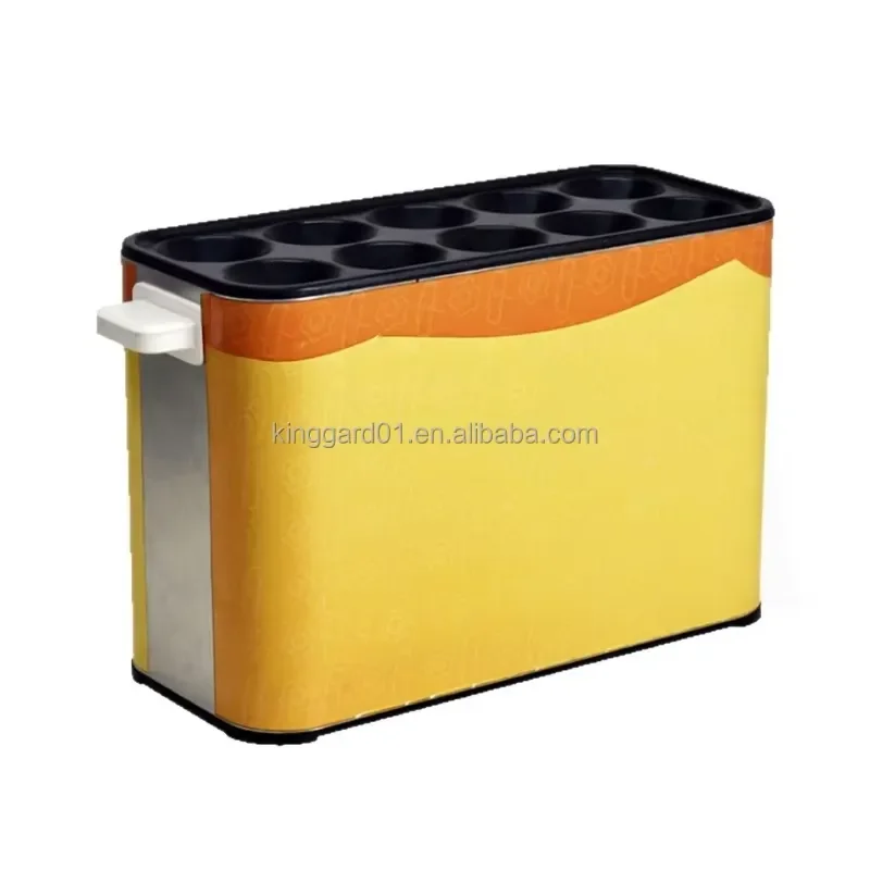 Commercial 10 Hole Electric Donut Maker Automatic Mini Sausage Roll Machine for Hot Dog Omelette Egg Snack Cooking Appliance