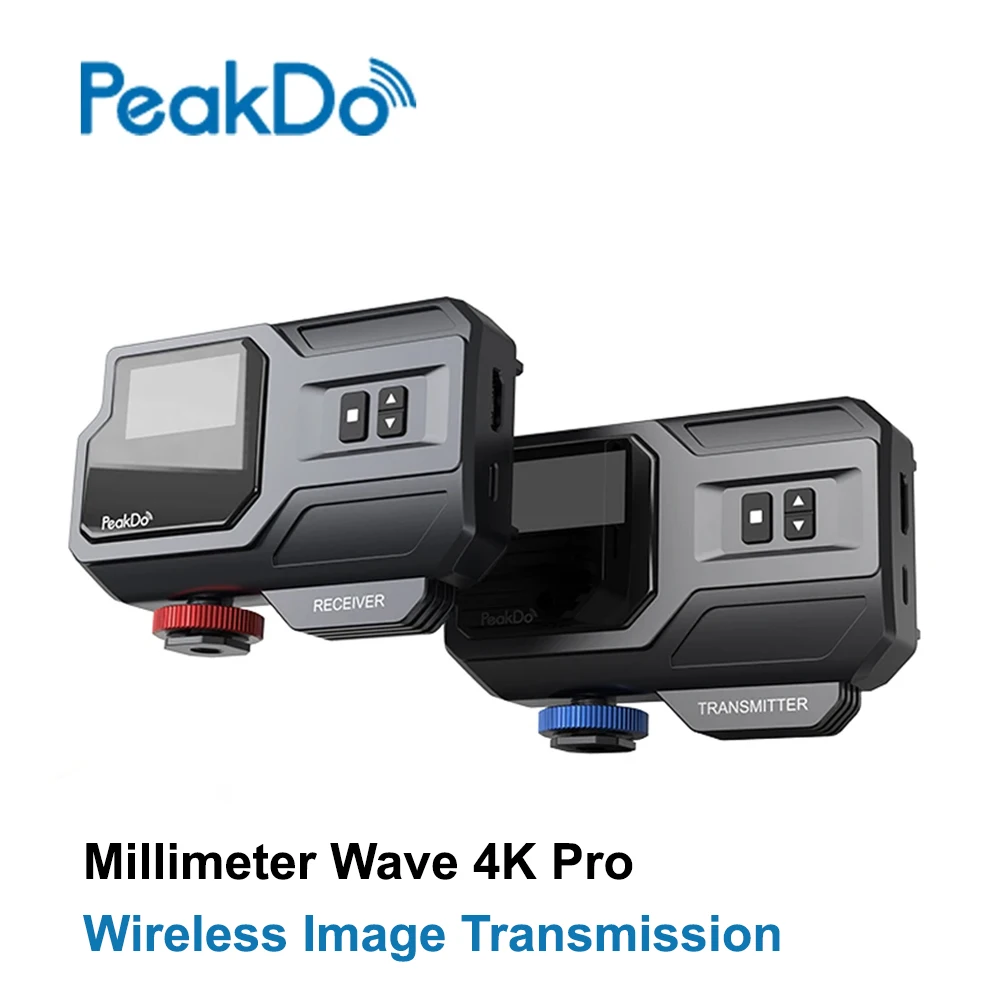 PeakDo Millimeter Wave 4K Pro Wireless Image Transmission Ultra Low Latency Type C HDMI-compatible for Smartphone Computers TV