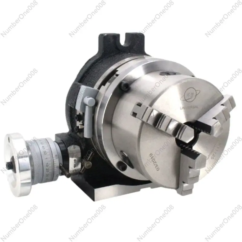 Inche Three-jaw Chuck Milling Machine Indexing Head Rotary Table Universal Indexing Plate Rotating Vertical Horizontal