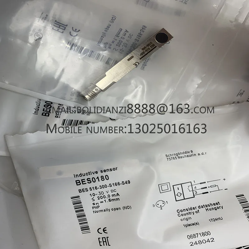 

The brand-new original sensor BES0180 BES 516-300-S166-S49 warranty for one year in stock
