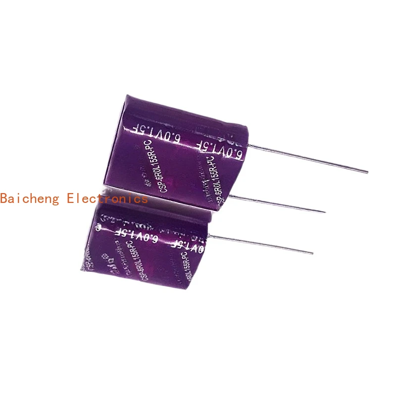 10PCS 6V1.5F CSP-6R0L255R-PC Super Farad Capacitor 5.5V1.5F 2.5F 3.5F
