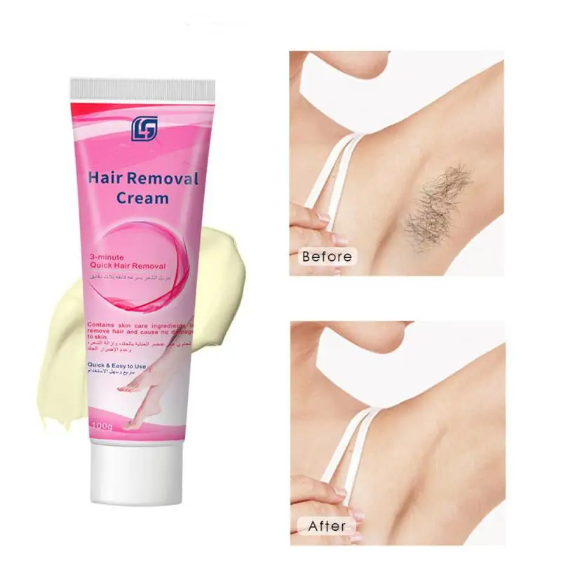 

Painless Hair Removal Underarm Private Facial Body Leg Hair Remove Cream Skin Care Powerful Beauty Hair Removal For Men Women