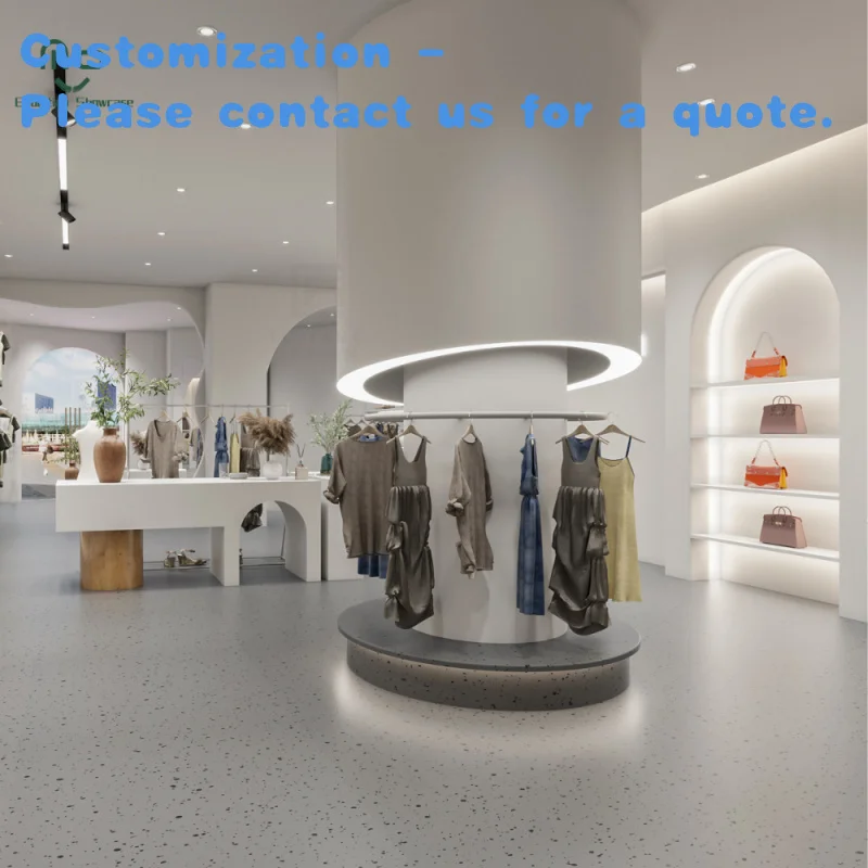 

custom.Modern Design Retail Clothing Store Display Rack Shoe Bag Shop Display Cabinets Wall Mounted Shelf Women Dress