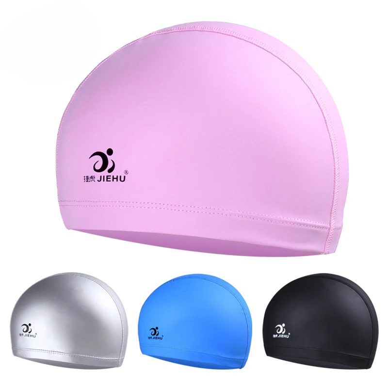 Swimming Cap Waterproof, Breathable, Comfortable PU Coating, One Size Fits All for Men and Women