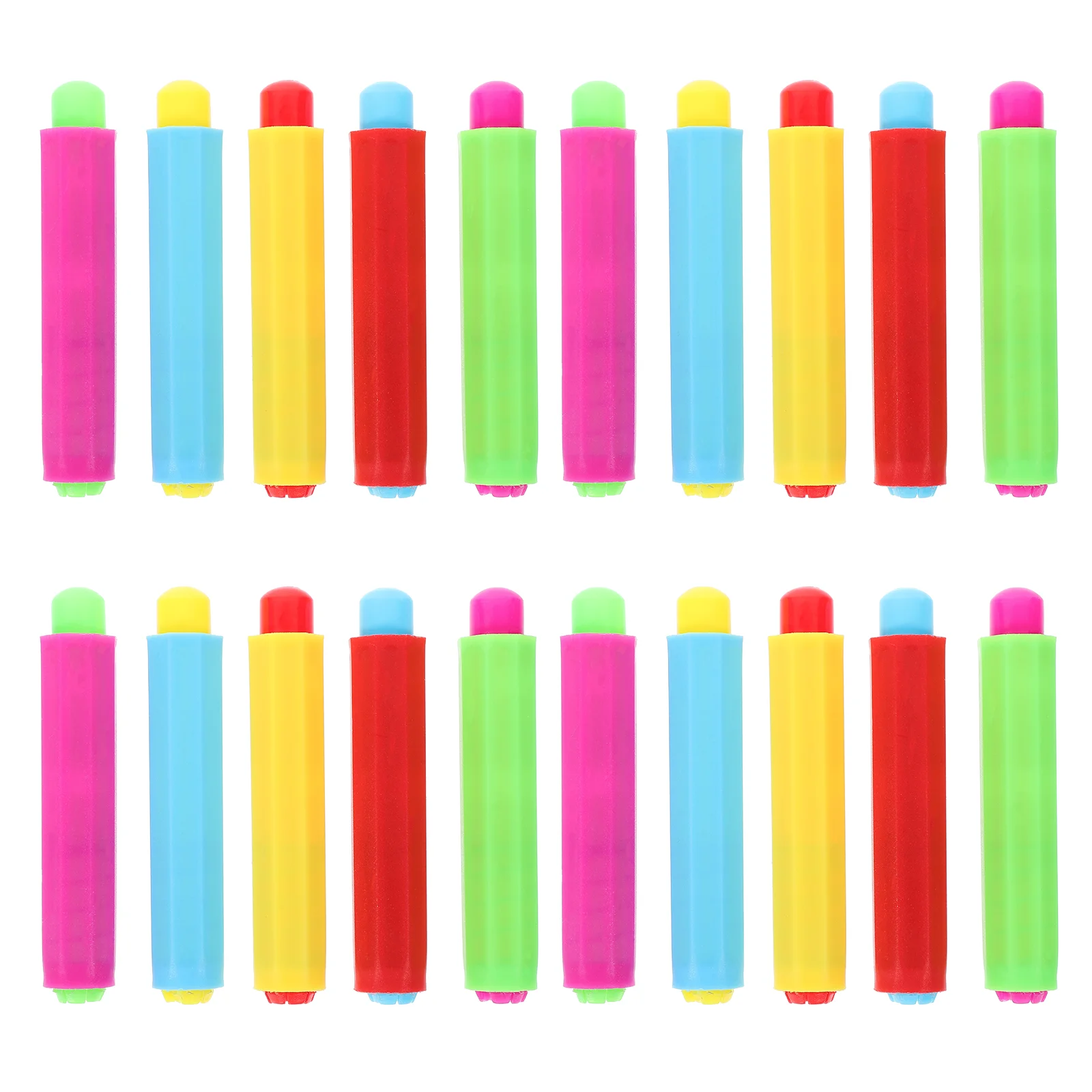

30 Pcs Dust-free Chalk Set Professional Holder Practical Clip Pens Pastel Pencils Clean Lightweight Classroom Pp Office