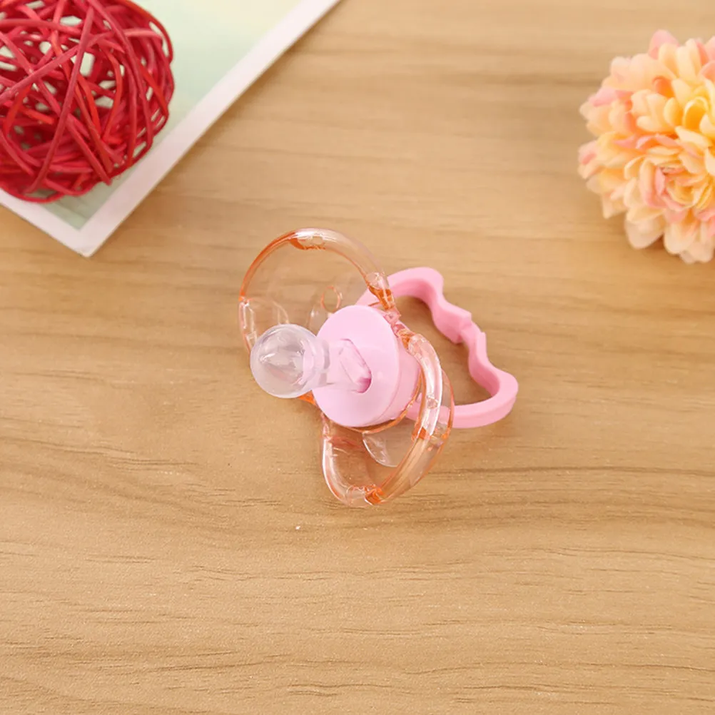 2Pcs Gentle Silicone Pacifier for Babies Soother Safe Non Toxic Easy Sterilize Calming Nursing Accessory for Infants