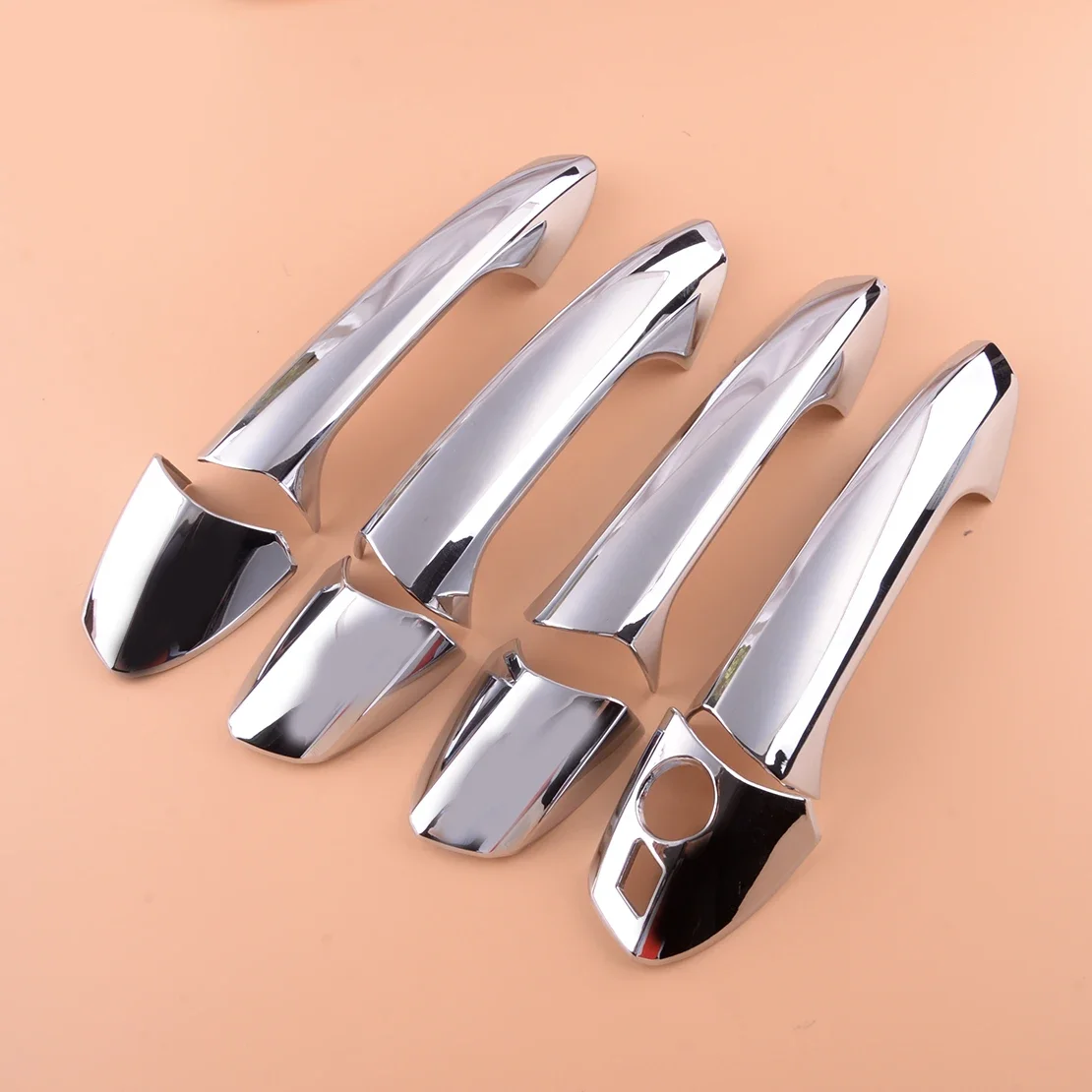 

Хромированный серебристый комплект накладки на внешнюю дверную ручку, подходит для Mercedes Benz B C E GLK ML CLA W246 W204 W212 X204 W166 W117 LHD