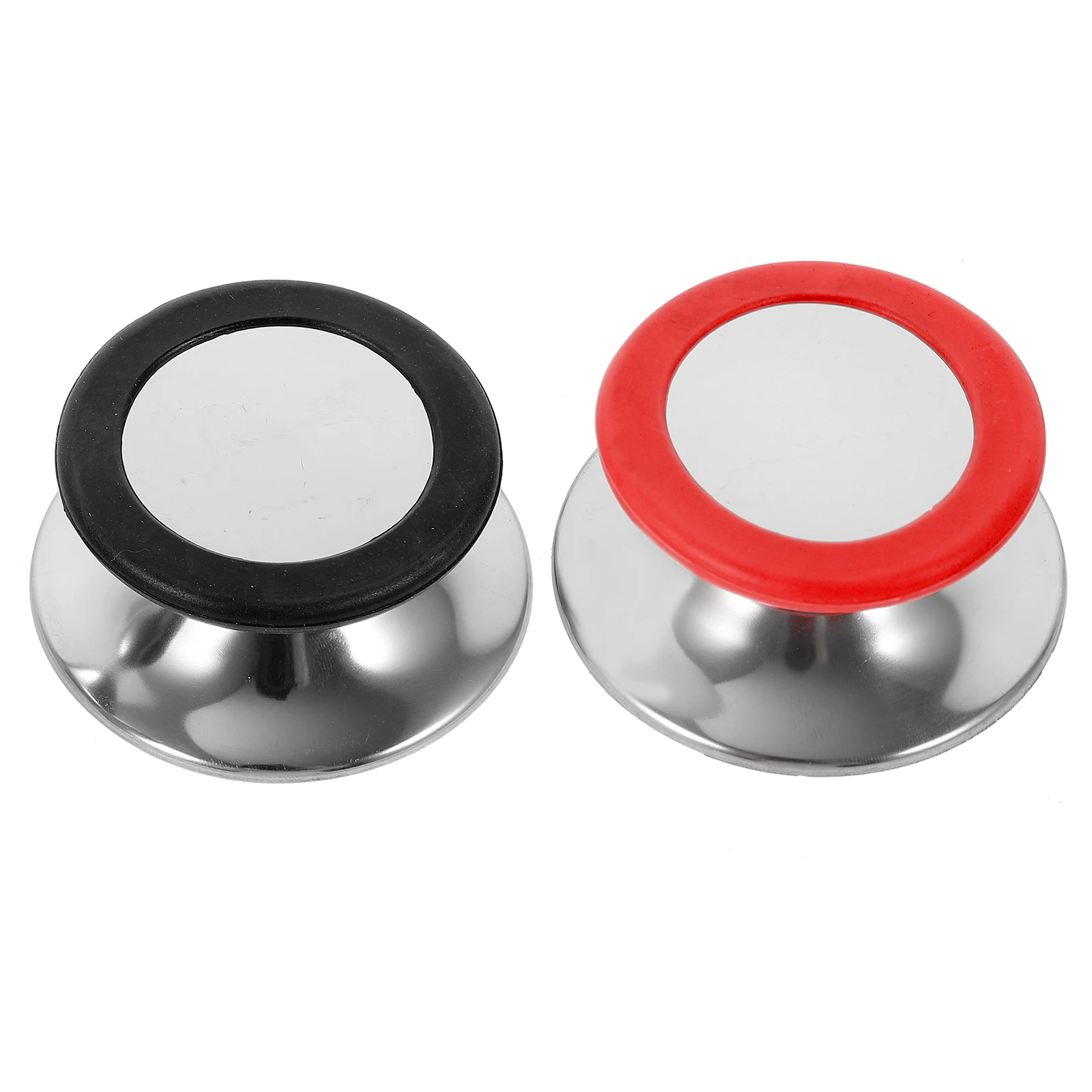 

2pcs Metal Pot Lid Knobs Heat Resisting Universal Replaceable Compact Handle Household Pan Cover Accessories Wear Resistant Anti