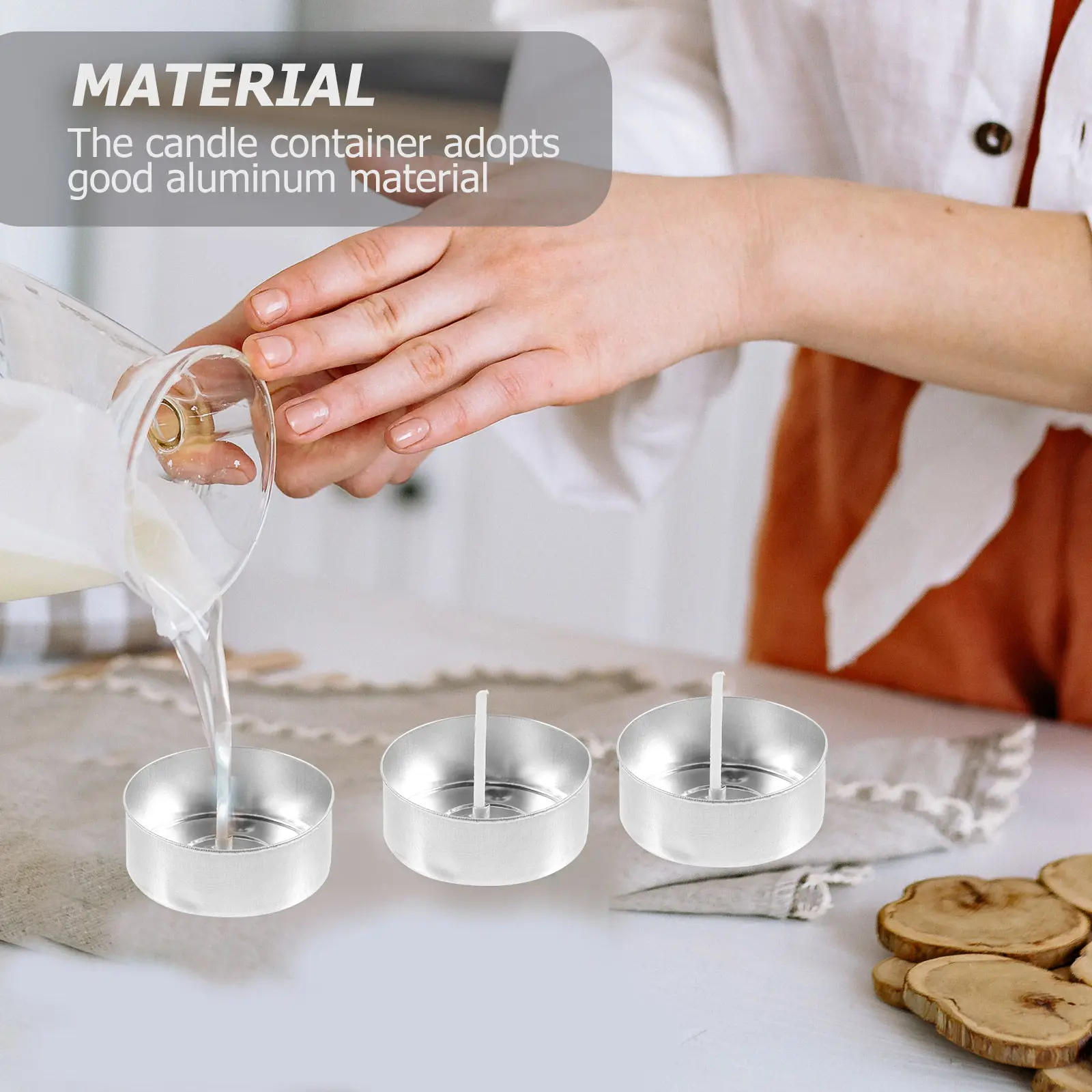 

Набор для изготовления свечей из соевого воска с металлическими коробками, банками для хранения, для поделок и украшения вечеринок