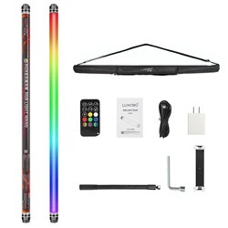 LUXCEO P120 4ft 18W LED Video Light Wand RGB Tube1350Lumens IP68 Waterproof APP Control Photographic Light for Film/MV Shooting