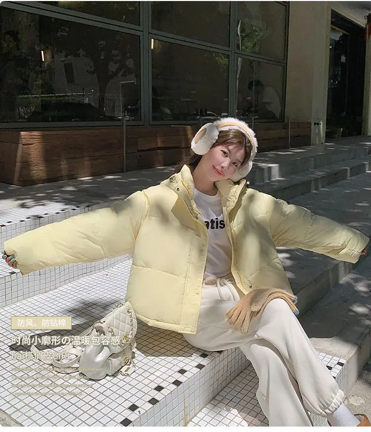 

Женская зимняя парка-анорак без капюшона, с эффектом шерсти, цвет розовое шампанское, мягкая, комфортная, не требует особого ухода.