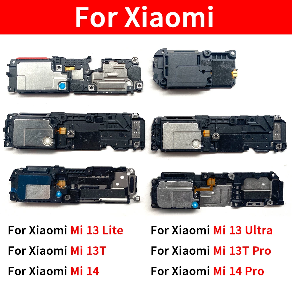 Altavoz inferior para Xiaomi Mi 13 Lite 12s Ultra Mi 13T 14 Pro 12 Lite, repuesto de altavoz, zumbador y timbre.