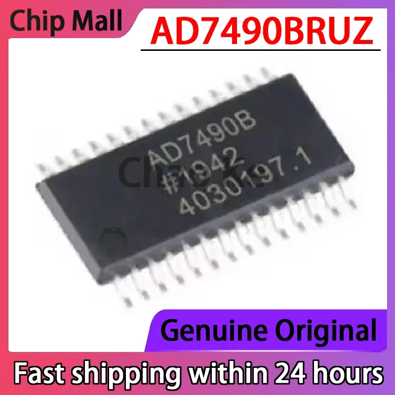 

2 шт. новые аналогово-цифровые преобразователи AD7490BRUZ AD7490B TSSOP28 (ADC) в наличии