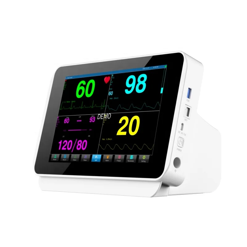

OEM/ODM Touch Screen Multi-Parameter Monitoring Animal Equipment Veterinary Patient Monitor ECG Monitor