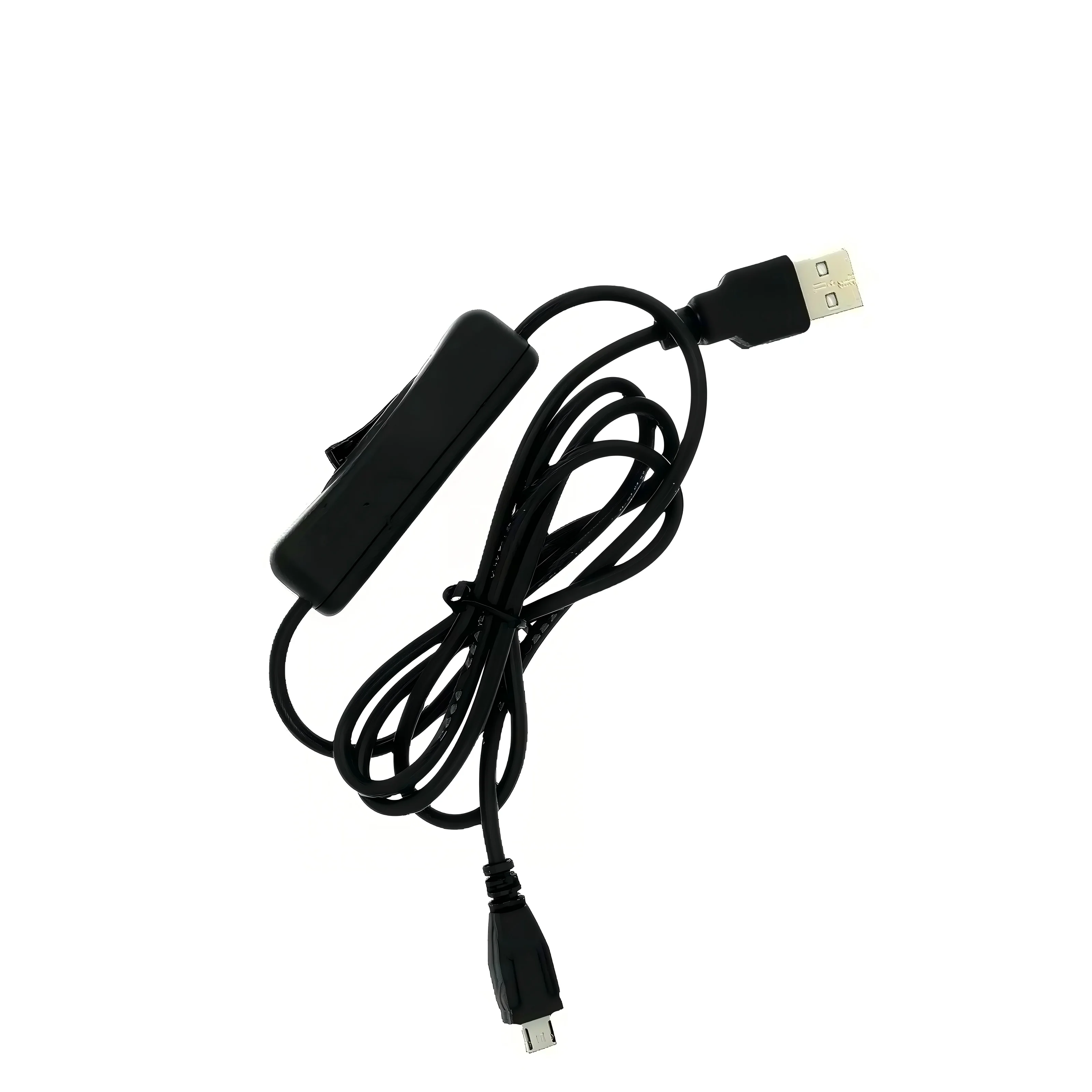 1m USB to Micro USB Adapter  Extension Cable USB-Micro USB Charger Cable with On/Off Switch for Raspberry Pi 3B