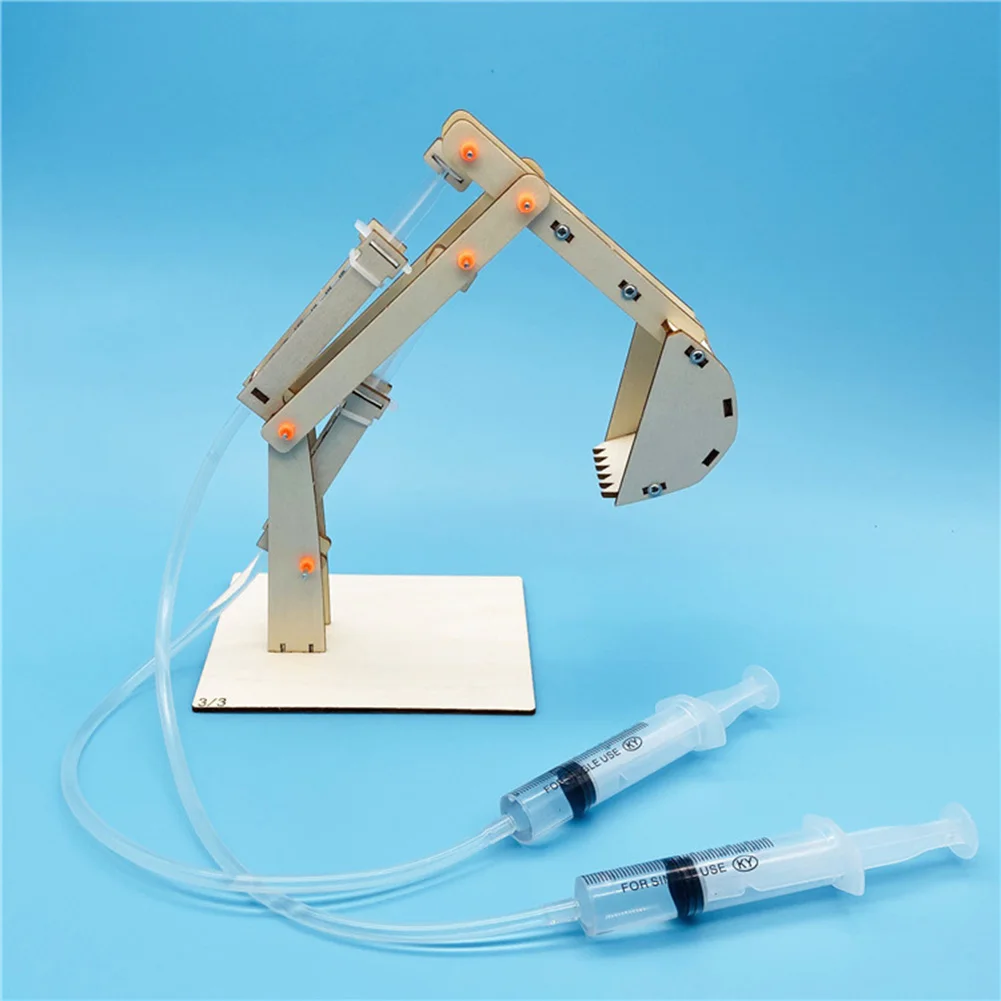 Needle Tube Excavator Physics Experiment Learning Practical Skills Education Toy DIY Model Assembled Learning Supplies