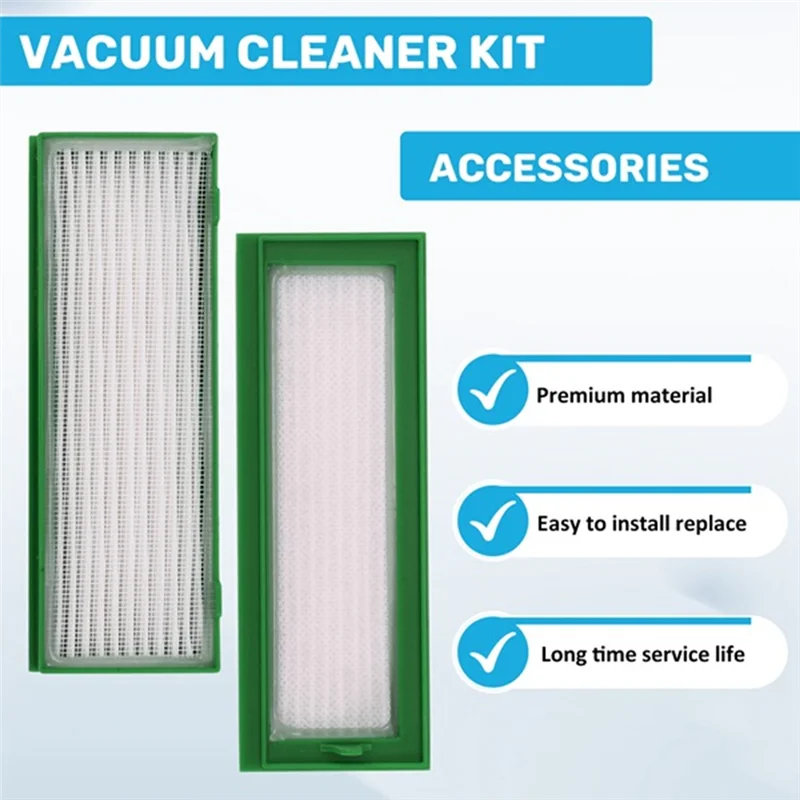 【Berserk】вакуумный фильтр для Vorwerk Kobold VR200 VR300, комплект аксессуаров для пылесоса, эффективные аксессуары для бытовой уборки