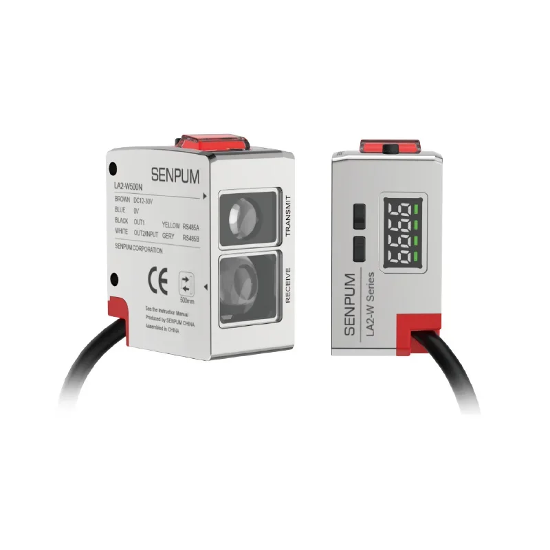 

Colour Detection Sensor PNP Photoelectric Intensity RS 485 RGB Color Mark Sensor Packing Machine Sensors