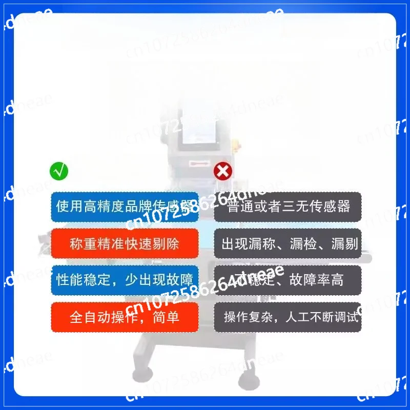 Assembly line dynamic weighing conveyor automatic roller electronic belt scale dynamic check scale grading multiple weighing