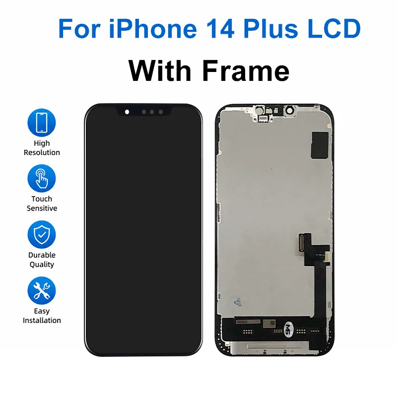 New OLED For iPhone 14 LCD 14 Pro Display 3D Touch 14 Pro Max Screen 14 Plus Display Replacement Parts Ture Tone Incell LCD image 3