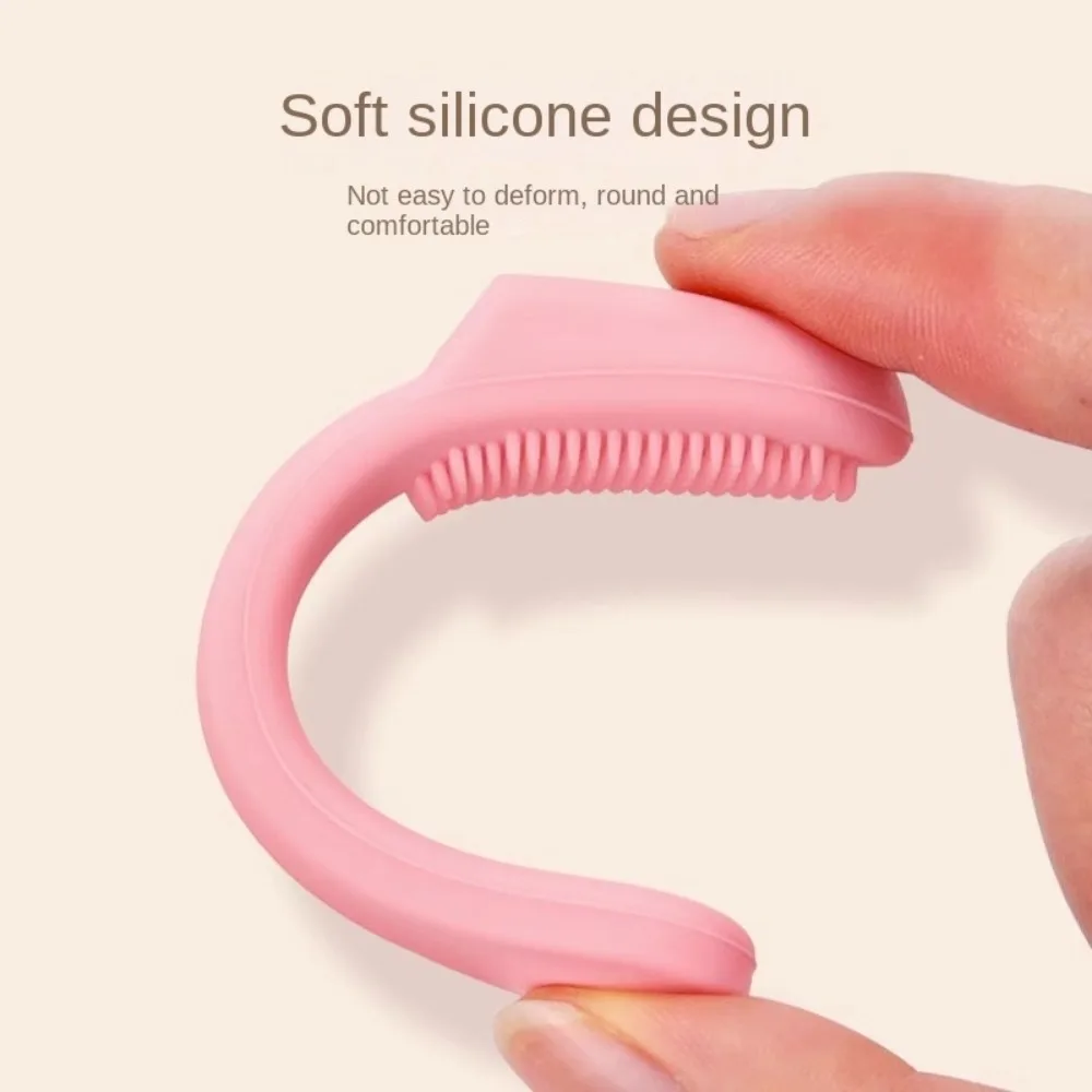 Gezichtsscrub Massager Pad Neus Mee-eter Exfoliërende Puistjes Verwijderen Vingerborstel Mini Siliconen Gezichtsreiniger Borstel