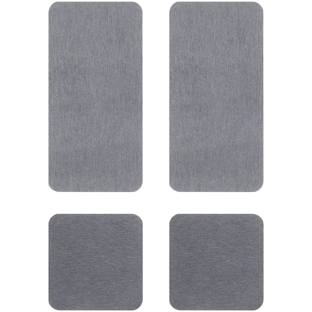 

4 Pcs Soap Holder Algae Mud Absorbent Coaster Diatomite Mat Bathroom Supplies Drinks Mouthwash Pads For Dark Grey Desktop