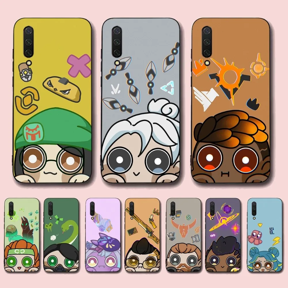 Valorant Game Character Art Phone Case For Xiaomi Mi 5X 8 9 10 11 12 lite pro 10T PocoX3pro PocoM3 Note 10 pro lite