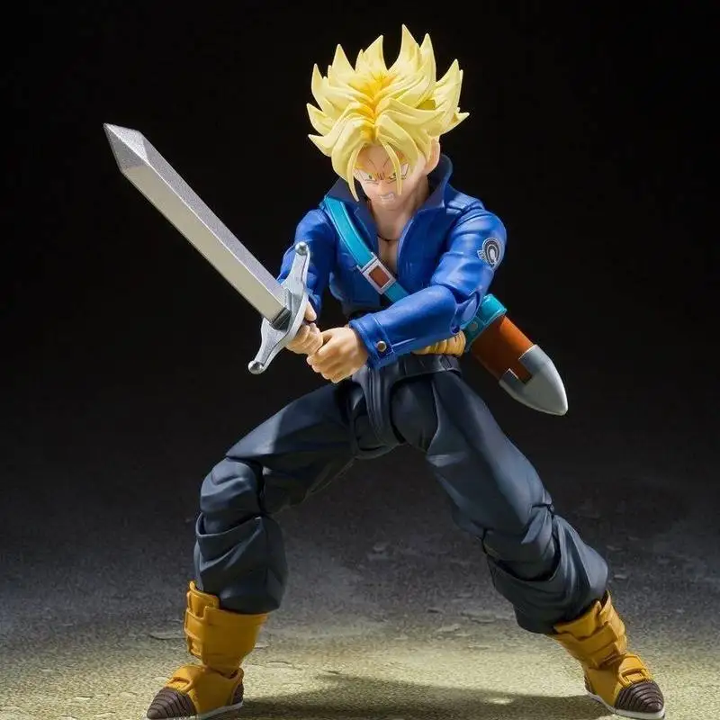 Dragon Ball Z Gohan Trunks Anime Figure Super Saiyan Torankusu Action Figurine Pvc Statue Model Desk Decor Collection Gift Toy view 3