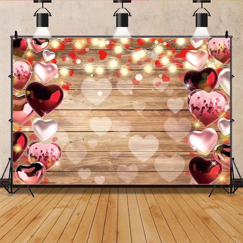 

Mother's Day Background Curtain Red Rose Valentine's Day Love Wedding Bride Pre Wedding Party Photography Backdrops Props VV-53