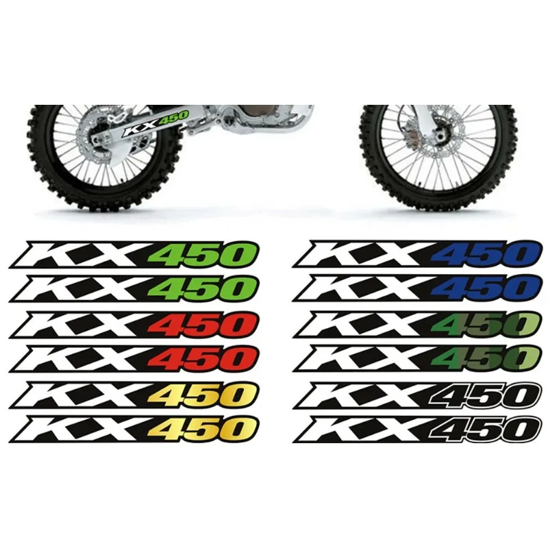 

For KAWASAKI KX KX450 KX450F KX450SR KX450X Swingarm Reflection Stickers Decals Stripes