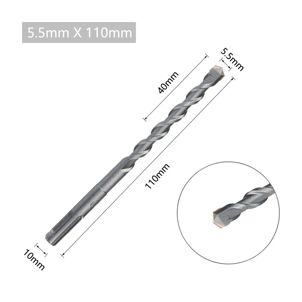 Imagem -03 - Meikela 1pc 10 12 Sds Plus Buraco Saw Perfuração 110 mm 160 mm Martelo Elétrico Brocas para Parede de Concreto Tijolo Alvenaria