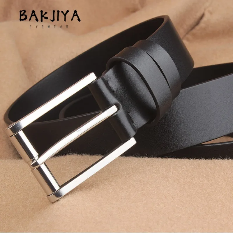 New Men's Pure Titanium Hypoallergenic Pin Buckle Belt Clasp - Titanium Metal Lightweight Durable Leather Belt 35mm