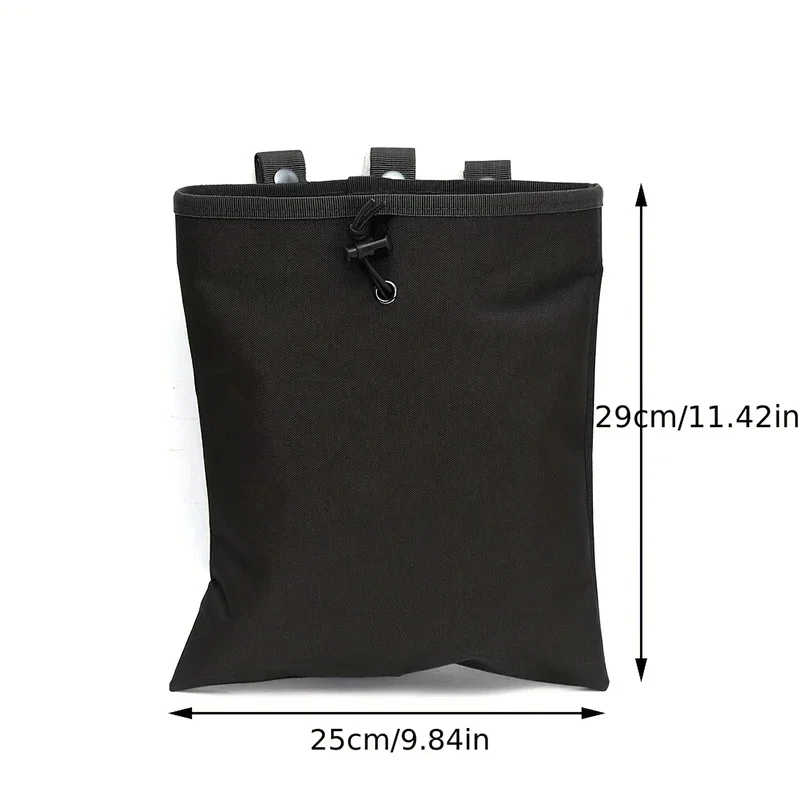 Bolsa táctica MOLLE con cordón – Almacenaje plegable para cargadores - imagen 3